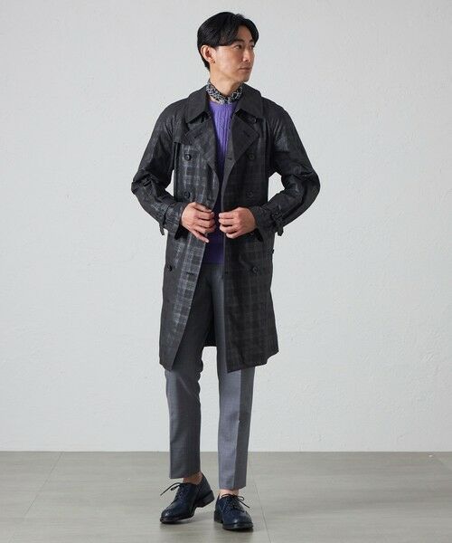 BAKER STREET / ベイカー・ストリート マフラー・ショール・スヌード・ストール | スカーフタイ ジオメトリック柄 | 詳細1