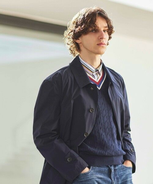 BAKER STREET / ベイカー・ストリート その他アウター | 【はっ水】【ウォッシャブル】タータンバックプリントバルマカーンコート | 詳細2