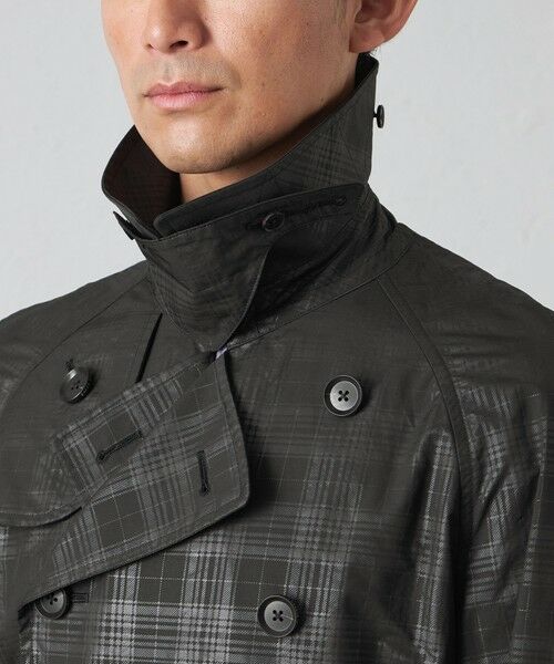 BAKER STREET / ベイカー・ストリート その他アウター | シャドーチェックダブルトレンチコート | 詳細9