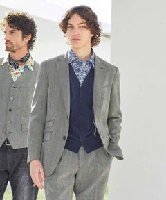 BAKER STREET / ベイカー・ストリート テーラードジャケット | 【セットアップ対応可能】クリスピーグレンチェックハッキングジャケット