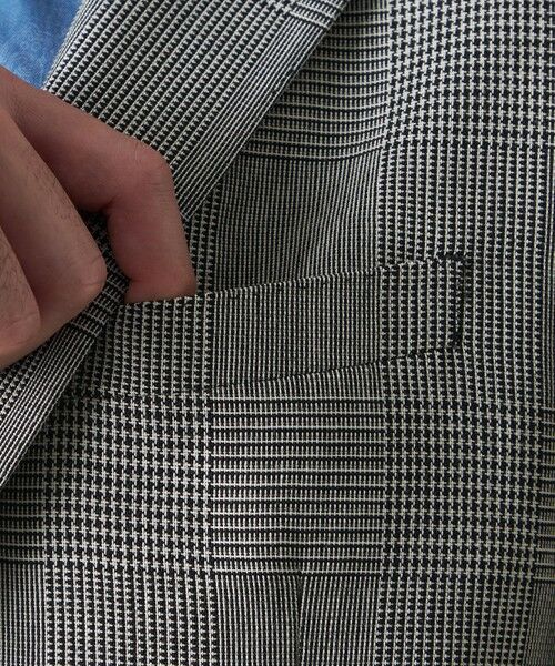 BAKER STREET / ベイカー・ストリート テーラードジャケット | 【セットアップ対応可能】クリスピーグレンチェックハッキングジャケット | 詳細6