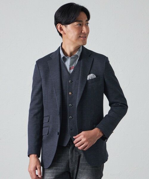 BAKER STREET / ベイカー・ストリート テーラードジャケット | 綿麻ジャージハッキングジャケット | 詳細13