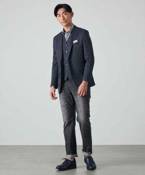 BAKER STREET / ベイカー・ストリート テーラードジャケット | 綿麻ジャージハッキングジャケット | 詳細2