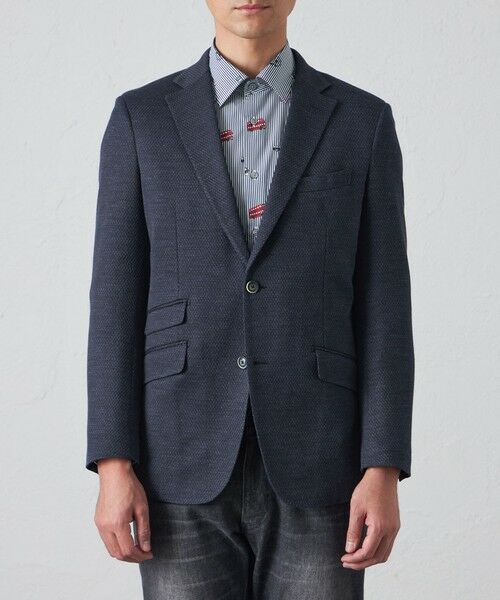 BAKER STREET / ベイカー・ストリート テーラードジャケット | 綿麻ジャージハッキングジャケット | 詳細3