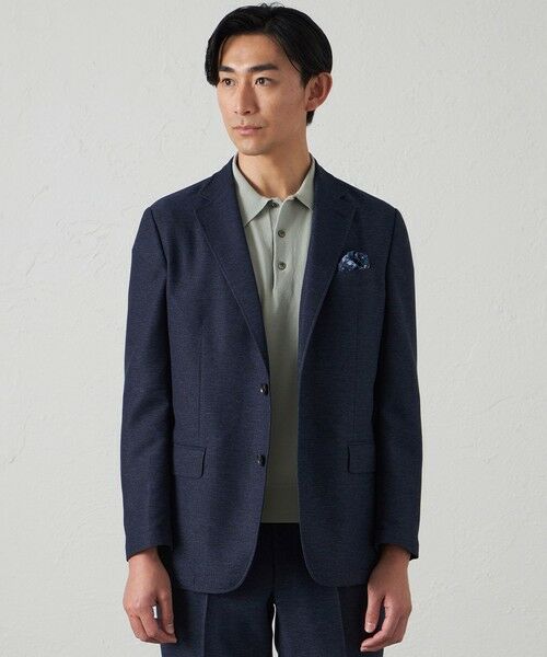 BAKER STREET / ベイカー・ストリート その他アウター | 【セットアップ対応可能】コットンミックスカラミジャケット(2L・3Lあり)(ネイビー2)