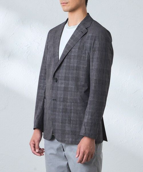 BAKER STREET / ベイカー・ストリート その他アウター | 【ウォッシャブル】シャドーチェックプリントジャケット | 詳細4