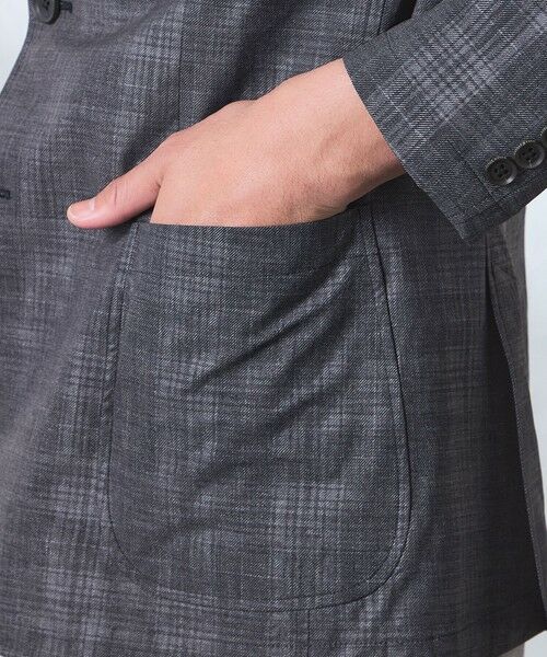 BAKER STREET / ベイカー・ストリート その他アウター | 【ウォッシャブル】シャドーチェックプリントジャケット | 詳細7