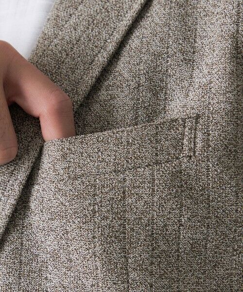 BAKER STREET / ベイカー・ストリート その他アウター | 【ウォッシャブル】三つ杢リンクスジャージーストライプジャケット | 詳細6