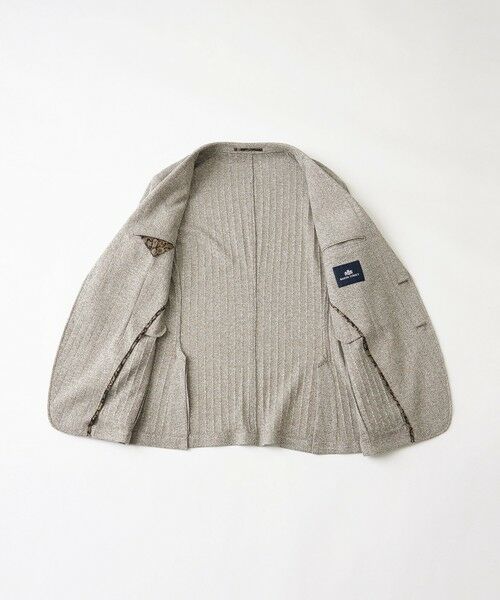 BAKER STREET / ベイカー・ストリート その他アウター | 【ウォッシャブル】三つ杢リンクスジャージーストライプジャケット | 詳細10