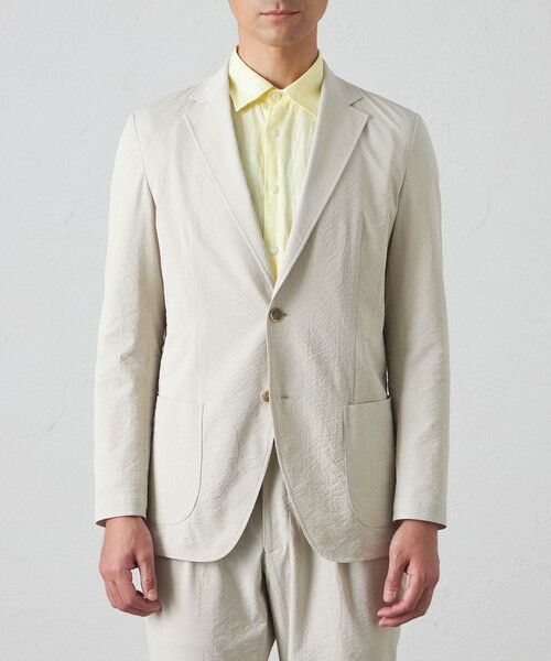 BAKER STREET / ベイカー・ストリート その他アウター | 【セットアップ対応可能】【ウォッシャブル】BEYONTECH ポリエステルドライサッカージャケット | 詳細3