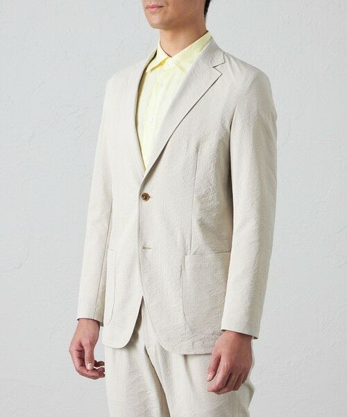 BAKER STREET / ベイカー・ストリート その他アウター | 【セットアップ対応可能】【ウォッシャブル】BEYONTECH ポリエステルドライサッカージャケット | 詳細4