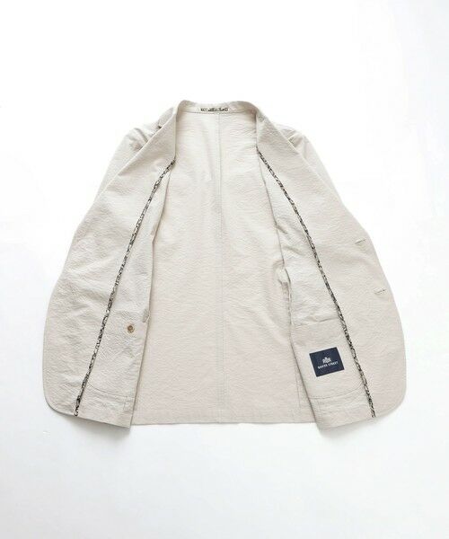 BAKER STREET / ベイカー・ストリート その他アウター | 【セットアップ対応可能】【ウォッシャブル】BEYONTECH ポリエステルドライサッカージャケット | 詳細8