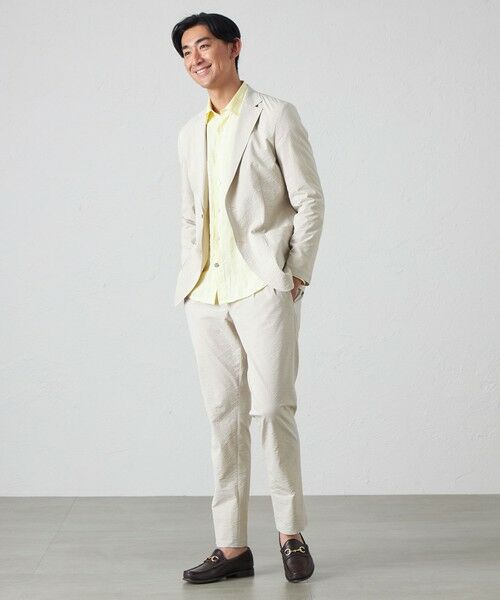 BAKER STREET / ベイカー・ストリート その他アウター | 【セットアップ対応可能】【ウォッシャブル】BEYONTECH ポリエステルドライサッカージャケット | 詳細1