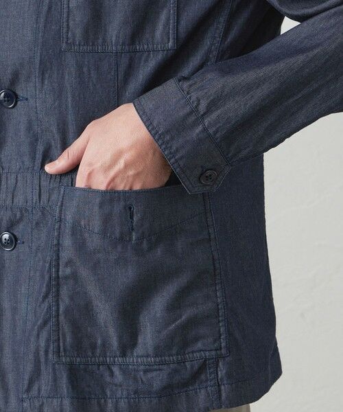 BAKER STREET / ベイカー・ストリート ブルゾン | 【ウォッシャブル】ライトデニムポストマンジャケット | 詳細7