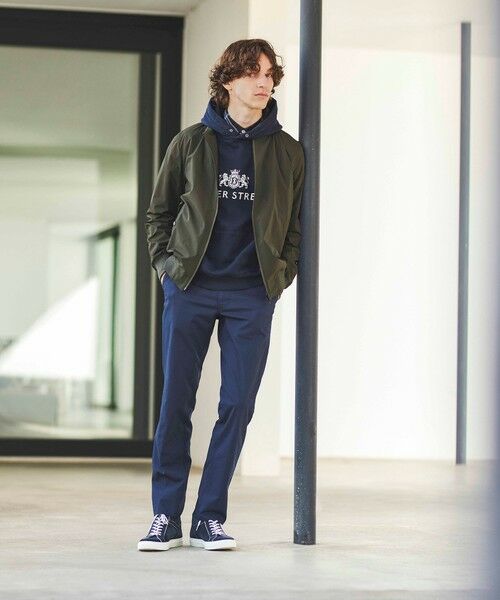 BAKER STREET / ベイカー・ストリート ブルゾン | 【ウォッシャブル】タータンバックプリントボマージャケット | 詳細1