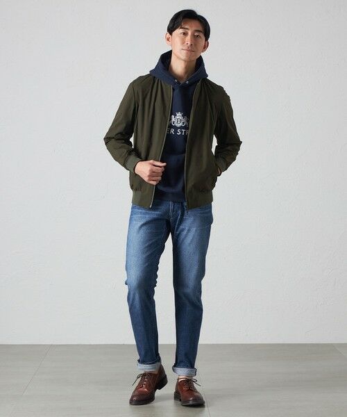 BAKER STREET / ベイカー・ストリート ブルゾン | 【ウォッシャブル】タータンバックプリントボマージャケット | 詳細4