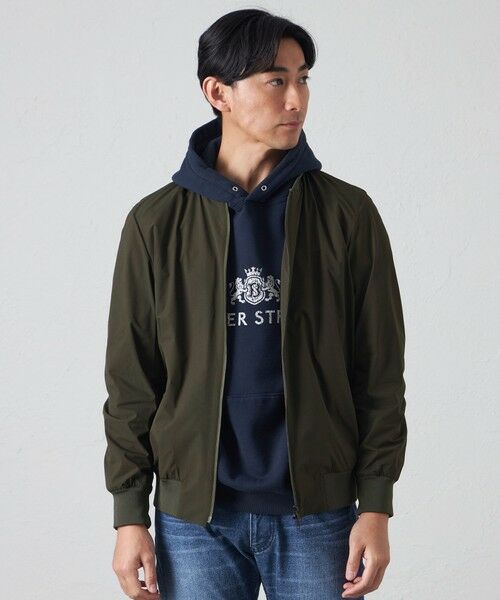 BAKER STREET / ベイカー・ストリート ブルゾン | 【ウォッシャブル】タータンバックプリントボマージャケット | 詳細12