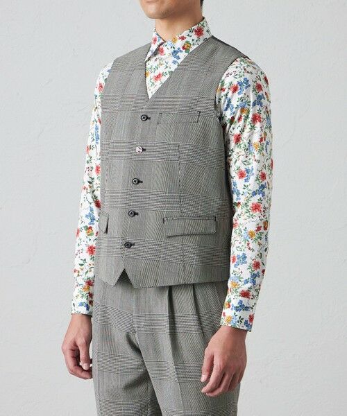 BAKER STREET / ベイカー・ストリート ベスト | 【セットアップ対応可能】クリスピーグレンチェックウエストコート | 詳細3