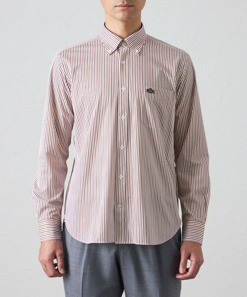 BAKER STREET / ベイカー・ストリート シャツ・ブラウス | AFT(アジャスタブルフィットテック)ストライプシャツ | 詳細3