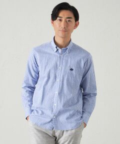 BAKER STREET / ベイカー・ストリート シャツ・ブラウス | 綿麻ギンガムシャツ