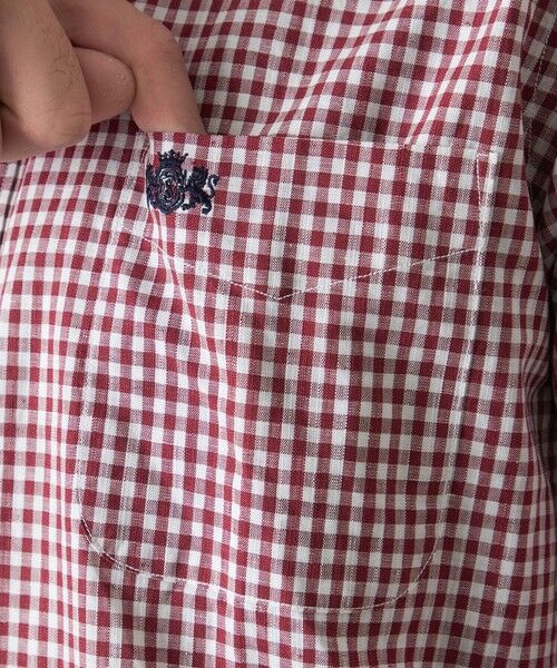 BAKER STREET / ベイカー・ストリート シャツ・ブラウス | 綿麻ギンガムシャツ | 詳細8