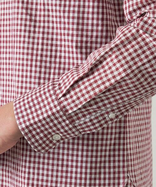 BAKER STREET / ベイカー・ストリート シャツ・ブラウス | 綿麻ギンガムシャツ | 詳細9