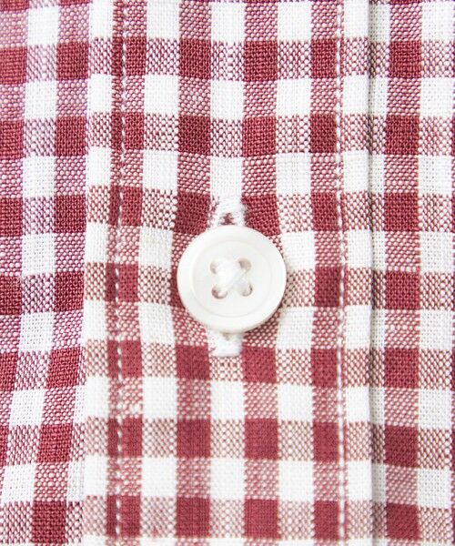 BAKER STREET / ベイカー・ストリート シャツ・ブラウス | 綿麻ギンガムシャツ | 詳細10