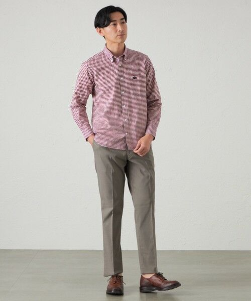 BAKER STREET / ベイカー・ストリート シャツ・ブラウス | 綿麻ギンガムシャツ | 詳細1