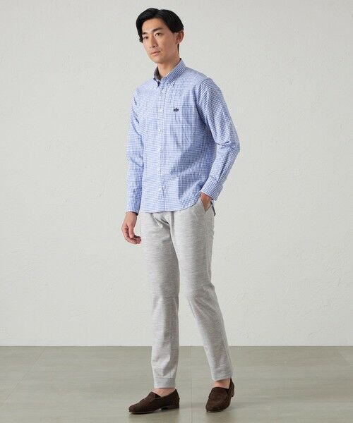 BAKER STREET / ベイカー・ストリート シャツ・ブラウス | 綿麻ギンガムシャツ | 詳細2