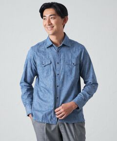 BAKER STREET / ベイカー・ストリート シャツ・ブラウス | 抜染ペイズリーウエスタンシャツ