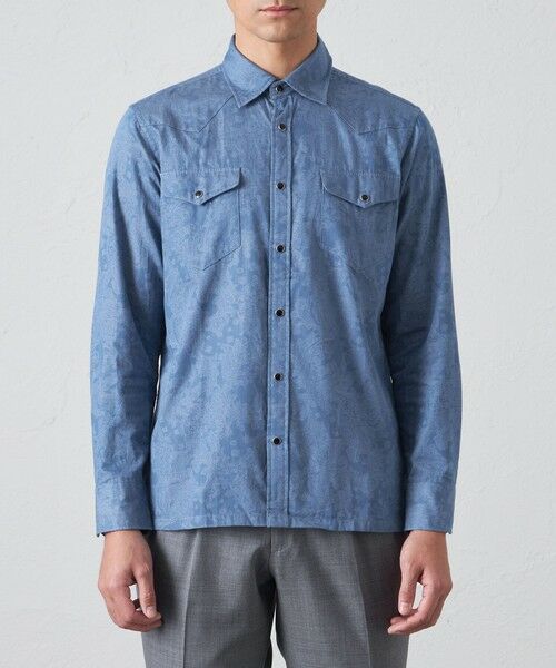 BAKER STREET / ベイカー・ストリート シャツ・ブラウス | 抜染ペイズリーウエスタンシャツ | 詳細3