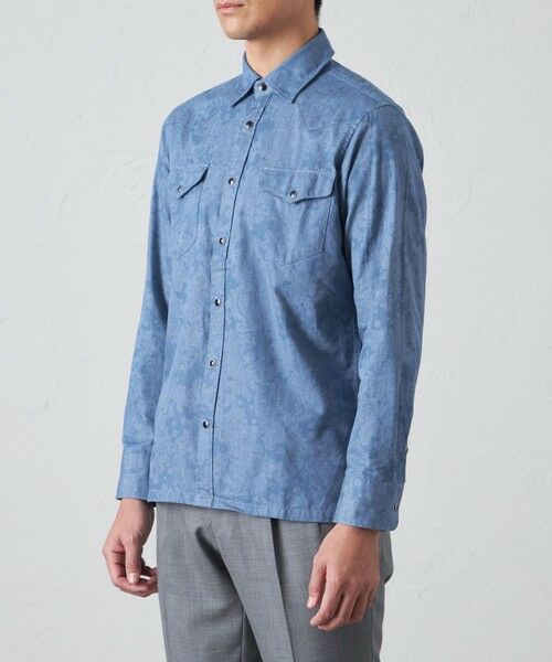 BAKER STREET / ベイカー・ストリート シャツ・ブラウス | 抜染ペイズリーウエスタンシャツ | 詳細4