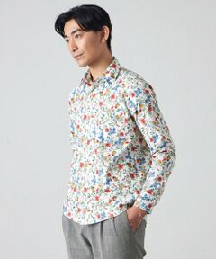 BAKER STREET / ベイカー・ストリート シャツ・ブラウス | BAKER フラワープリントシャツ(2L・3Lあり)