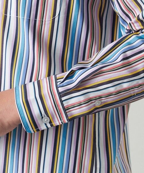 BAKER STREET / ベイカー・ストリート シャツ・ブラウス | マルチストライプシャツ | 詳細7