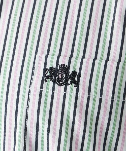 BAKER STREET / ベイカー・ストリート シャツ・ブラウス | カラーストライプシャツ(2L・3Lあり) | 詳細8