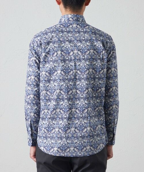 BAKER STREET / ベイカー・ストリート シャツ・ブラウス | LIBERTY イチゴ泥棒シャツ | 詳細5