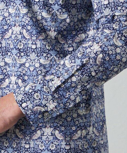 BAKER STREET / ベイカー・ストリート シャツ・ブラウス | LIBERTY イチゴ泥棒シャツ | 詳細6