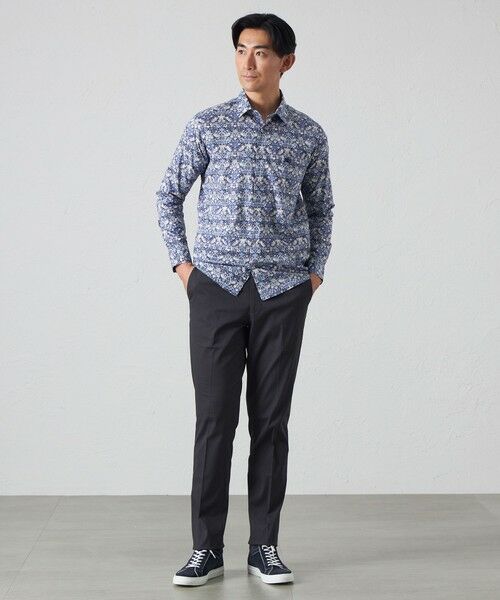 BAKER STREET / ベイカー・ストリート シャツ・ブラウス | LIBERTY イチゴ泥棒シャツ | 詳細1