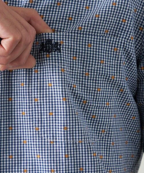 BAKER STREET / ベイカー・ストリート シャツ・ブラウス | 綿麻ギンガムドビーシャツ | 詳細6