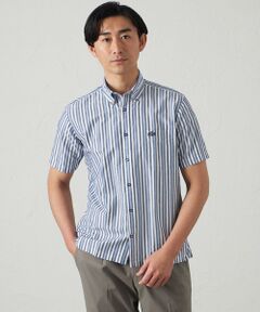 BAKER STREET / ベイカー・ストリート シャツ・ブラウス | 綿麻オルタネイトストライプシャツ