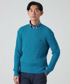 BAKER STREET / ベイカー・ストリート ニット・セーター | 【ウォッシャブル】ケーブルクルーネックニット