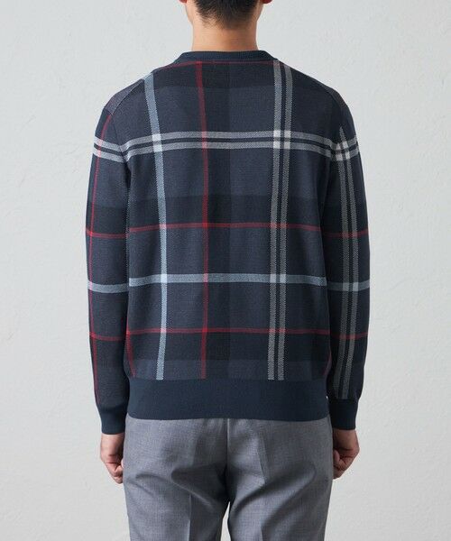 BAKER STREET / ベイカー・ストリート ニット・セーター | 【ウォッシャブル】タータンクルーネックニット | 詳細7