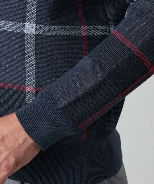 BAKER STREET / ベイカー・ストリート ニット・セーター | 【ウォッシャブル】タータンクルーネックニット | 詳細8
