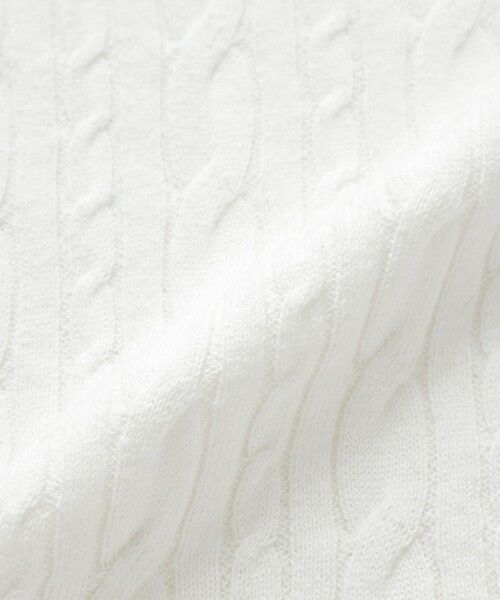 BAKER STREET / ベイカー・ストリート ニット・セーター | 【ウォッシャブル】綿麻チルデンVネックニット | 詳細8