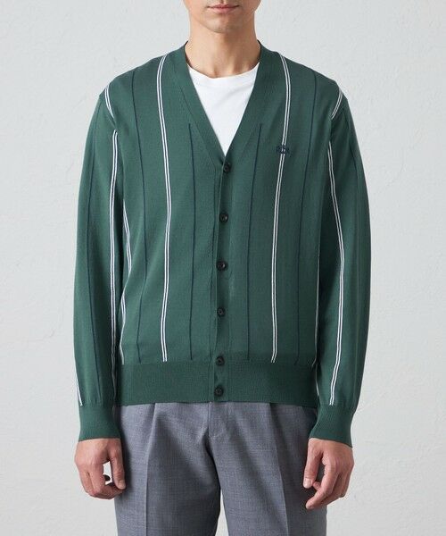 BAKER STREET / ベイカー・ストリート ニット・セーター | 【ウォッシャブル】ストライプカーディガン | 詳細3