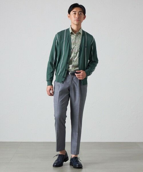 BAKER STREET / ベイカー・ストリート ニット・セーター | 【ウォッシャブル】ストライプカーディガン | 詳細2