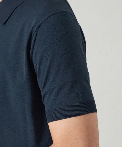BAKER STREET / ベイカー・ストリート ニット・セーター | 【ウォッシャブル】COTTON BRIDニット ポロシャツ | 詳細7