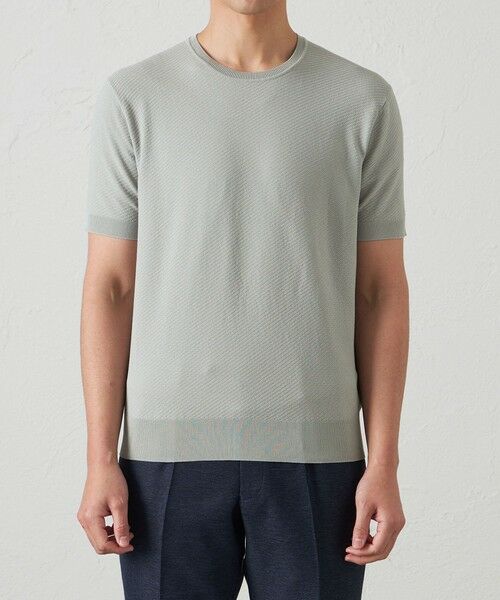 BAKER STREET / ベイカー・ストリート ニット・セーター | 【ウォッシャブル】COTTON BRID クルーネックニット | 詳細3