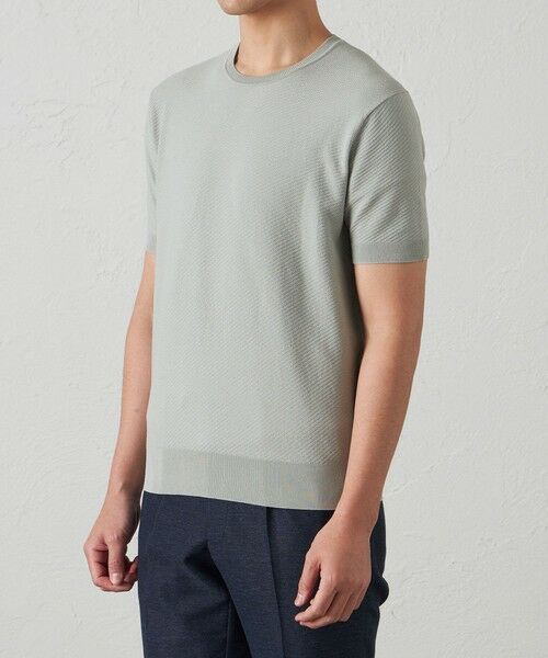 BAKER STREET / ベイカー・ストリート ニット・セーター | 【ウォッシャブル】COTTON BRID クルーネックニット | 詳細4