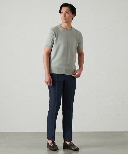 BAKER STREET / ベイカー・ストリート ニット・セーター | 【ウォッシャブル】COTTON BRID クルーネックニット | 詳細1